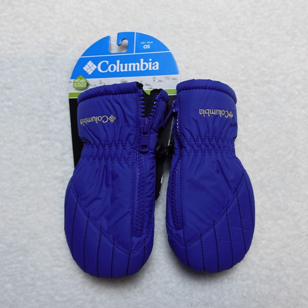 Columbia Chippewa III Mitten Youth OS Blue Water Repellent CY3009-433